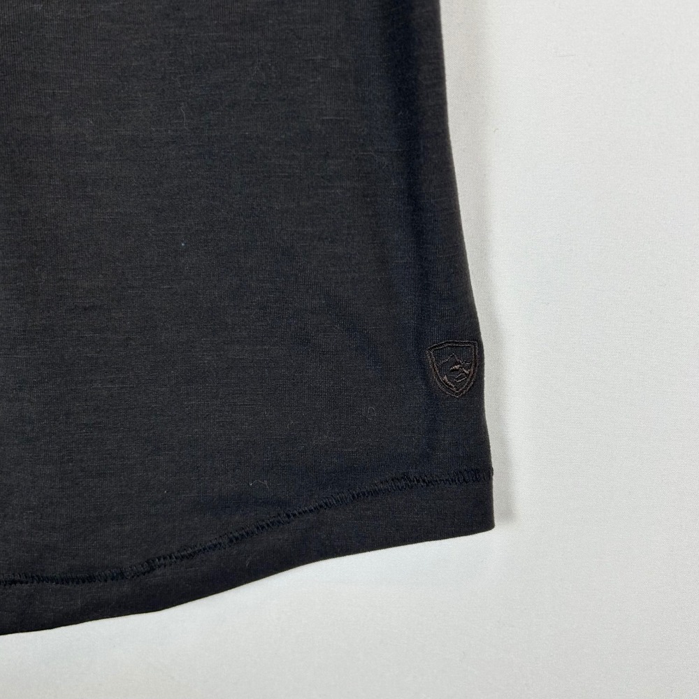 Kuhl Black V Neck T Shirt Top Womens Size M Lightweight Basic Tee - Picture 8 of 12